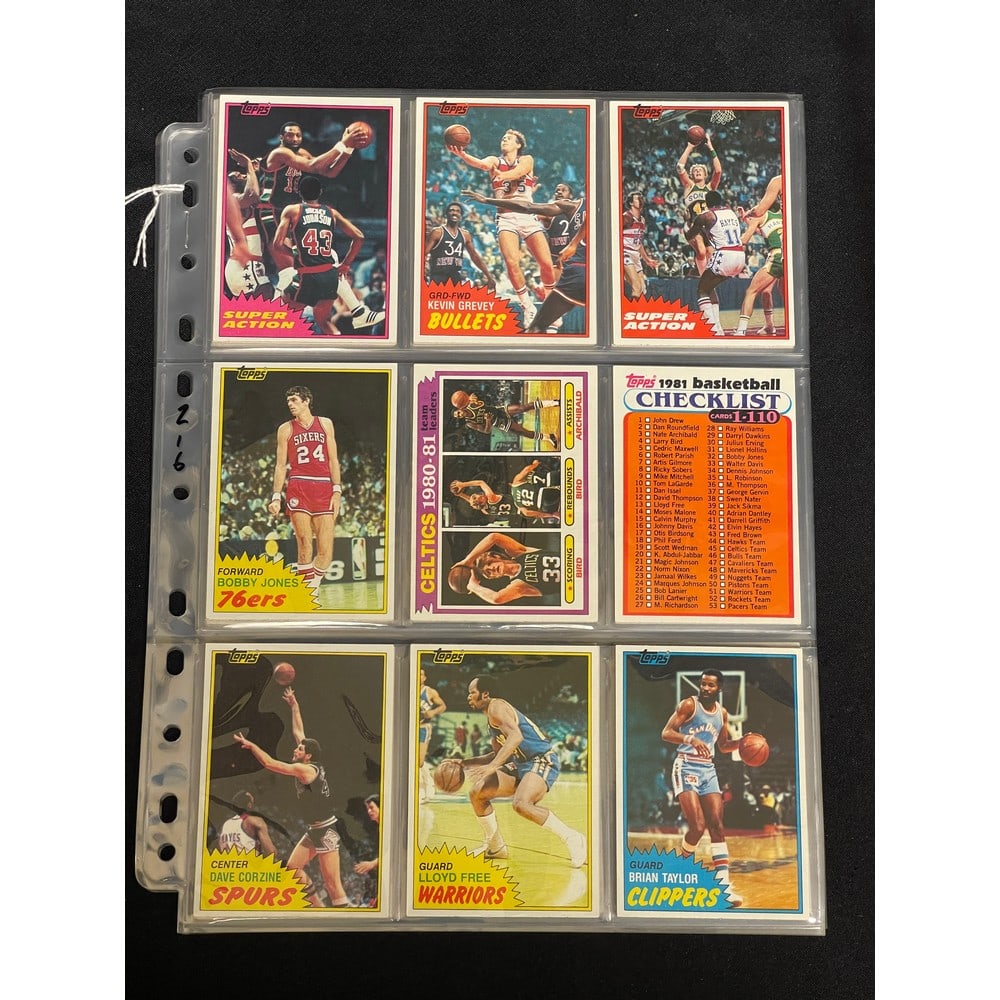 (45) 1981-82 Topps Basketball Hi Grade (1 of 3)