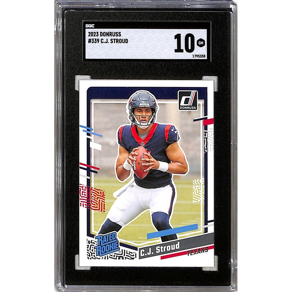 2023 Donruss Cj Stroud Rookie Sgc 10 (1 of 2)