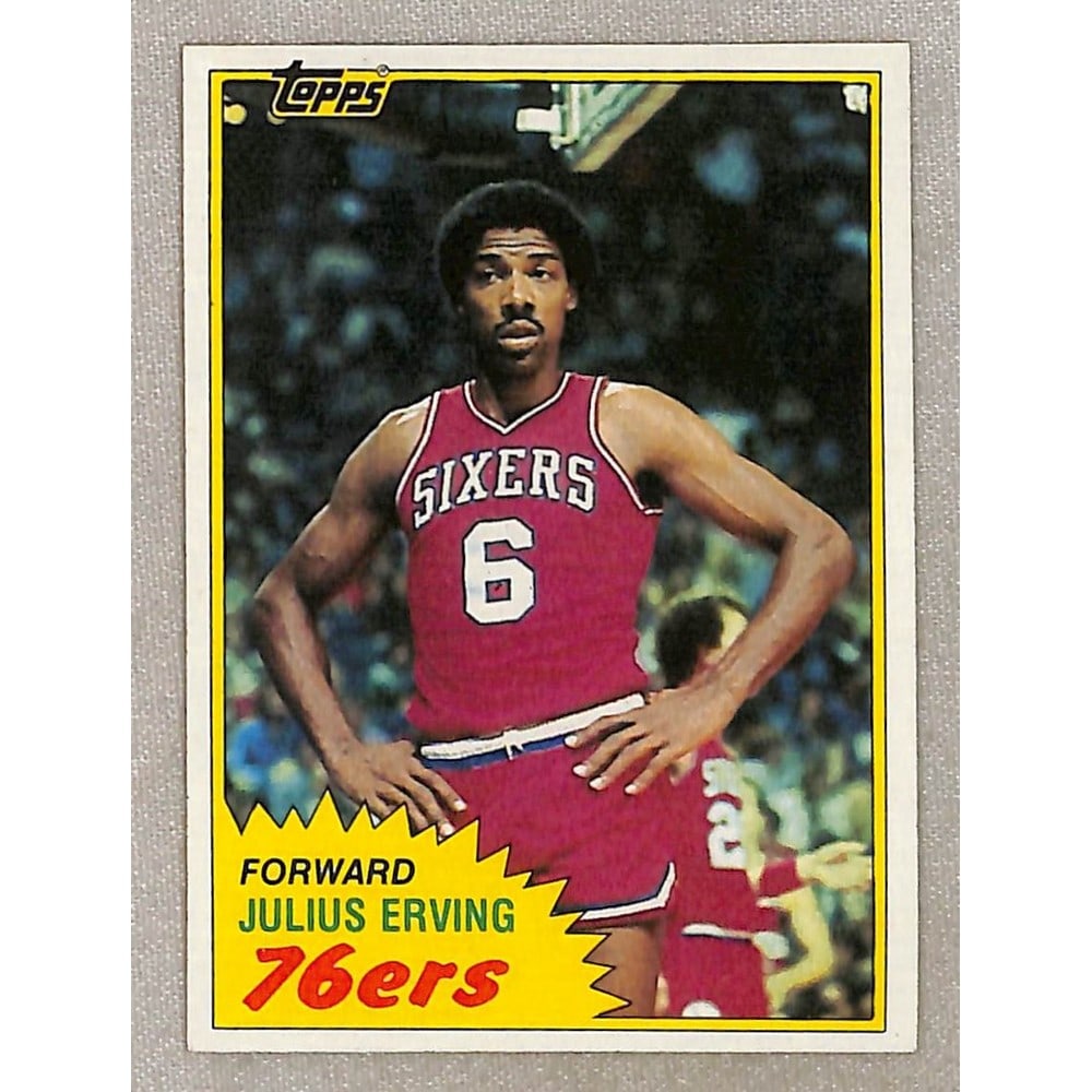 1981 Topps Julius Erving  Hi Grade (1 of 2)