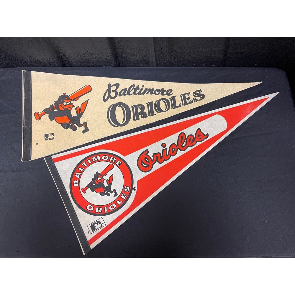 (7) Vintage Large Baseball Pennants 30" (1 of 8)