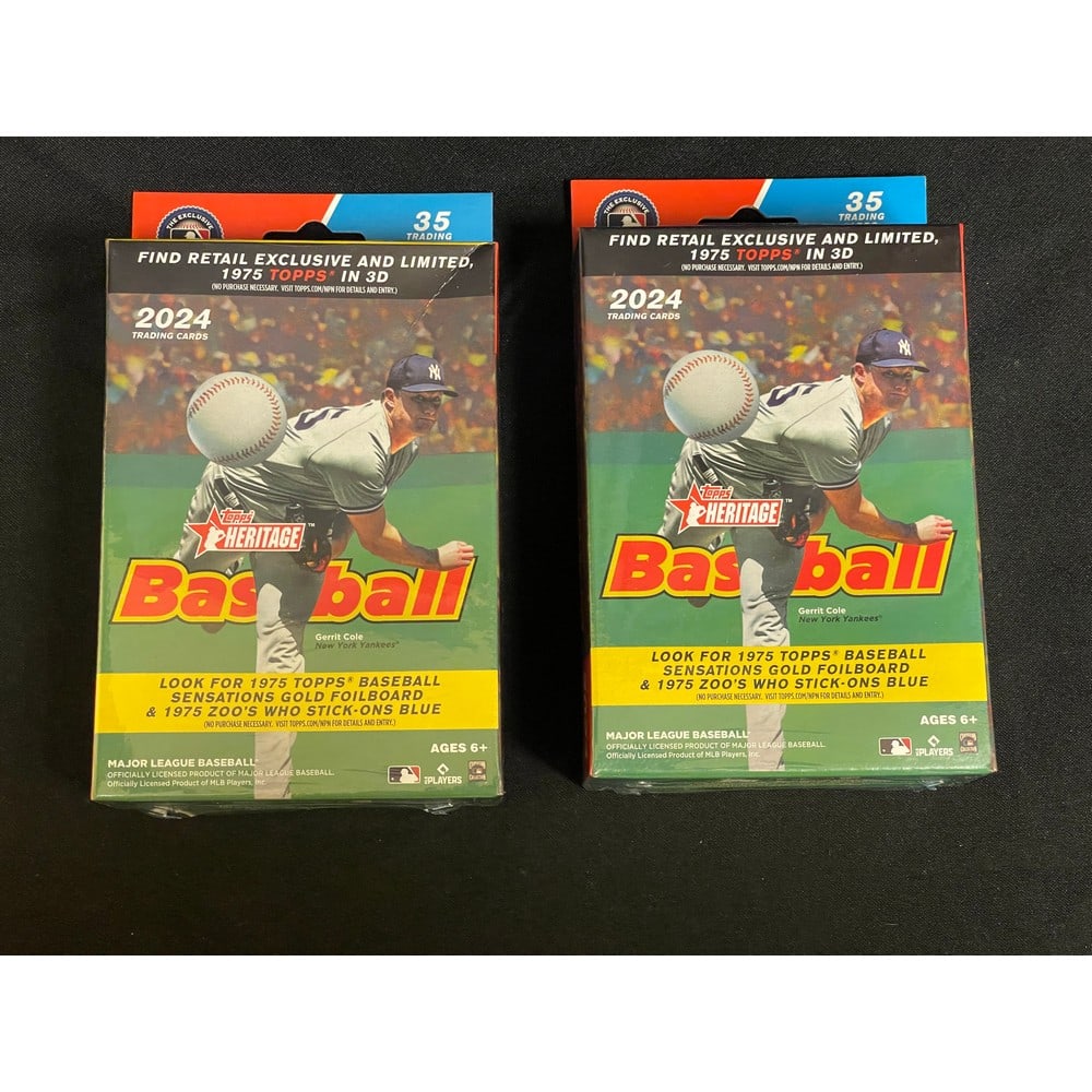 (2) 2024 Topps Heritage Sealed Hanger Boxes (1 of 1)
