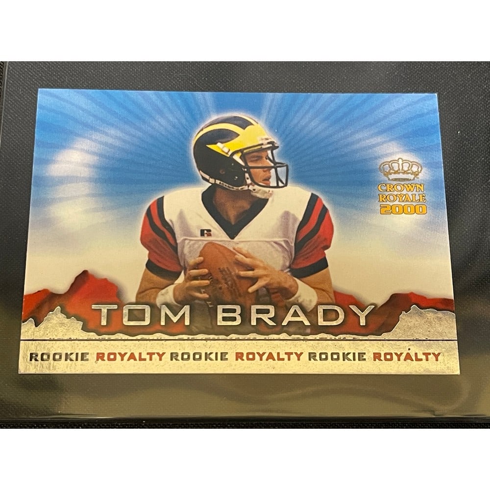 2000 Crown Royale Tom Brady Rookie Card (1 of 2)