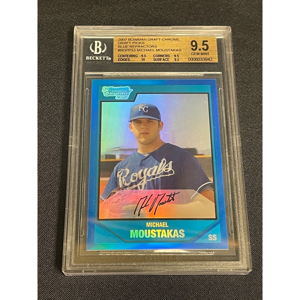 2007 Bowman Draft Chrome Michael Mostakas Rc (1 of 2)