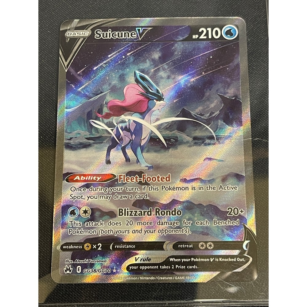 Pokemon Suicune V Card Nice Shape (1 of 2)
