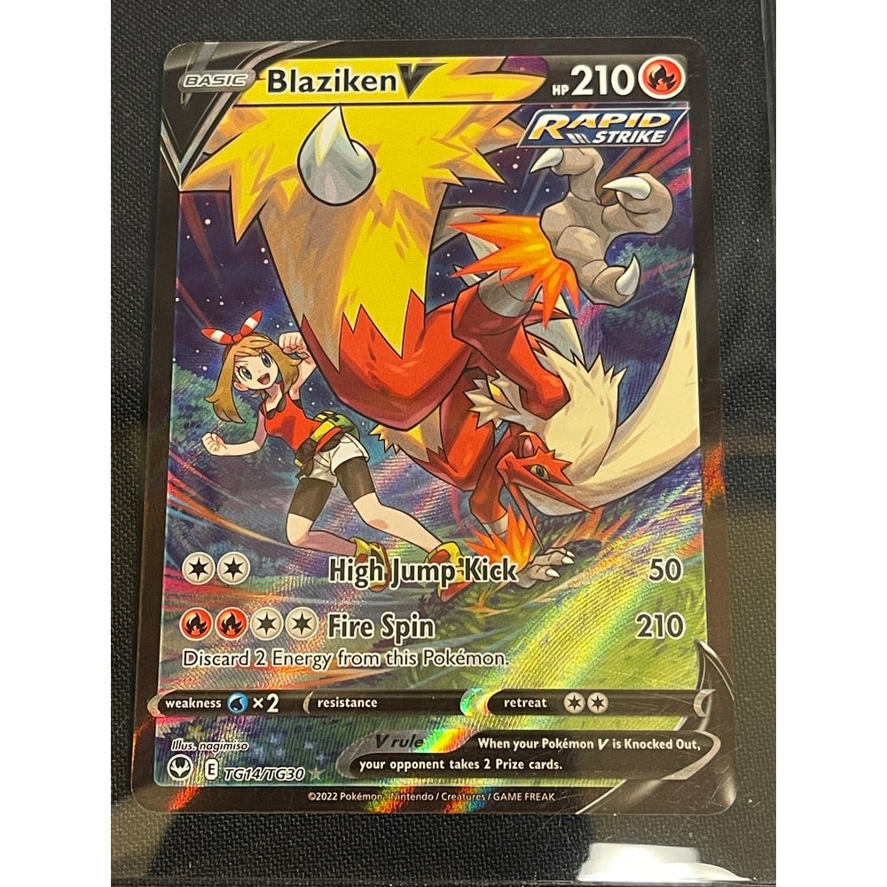 Pokemon Blaziken V Card Nice Shape (1 of 2)