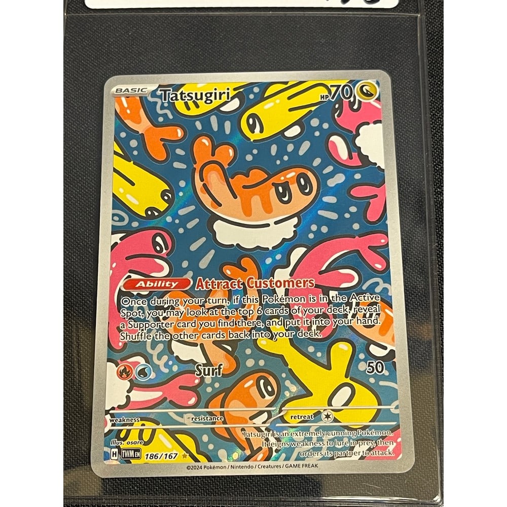 Pokemon Tatsugiri Card Nice Shape (1 of 2)