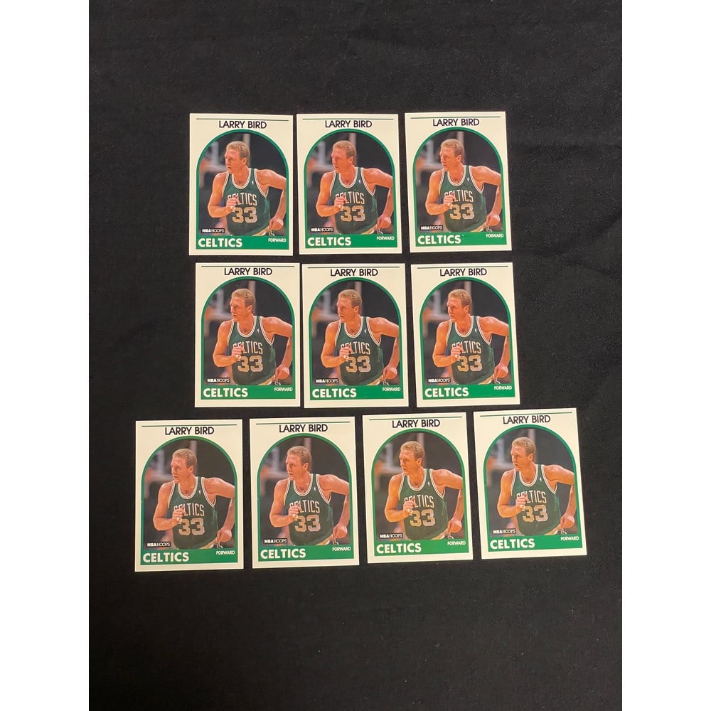 (10) 1989 Hoops Larry Bird Cards (1 of 2)