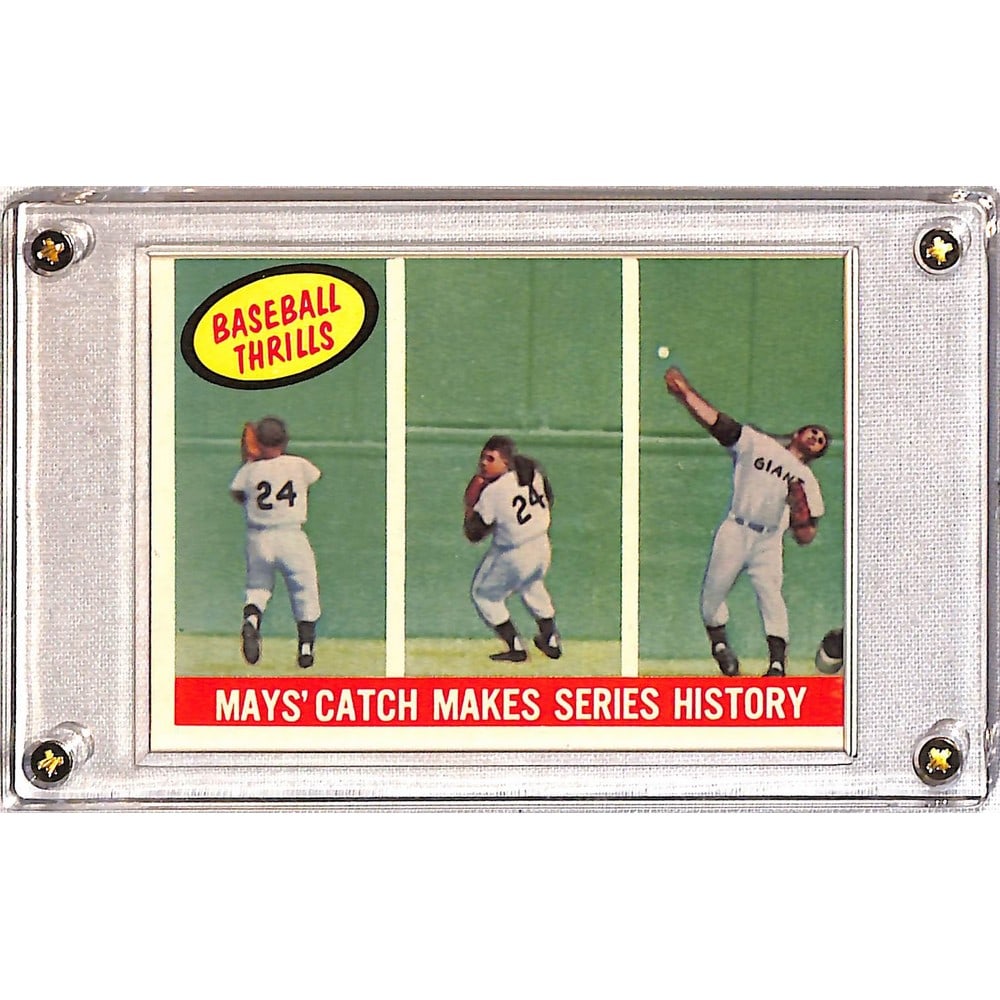1959 Topps Willie Mays The Catch (1 of 2)
