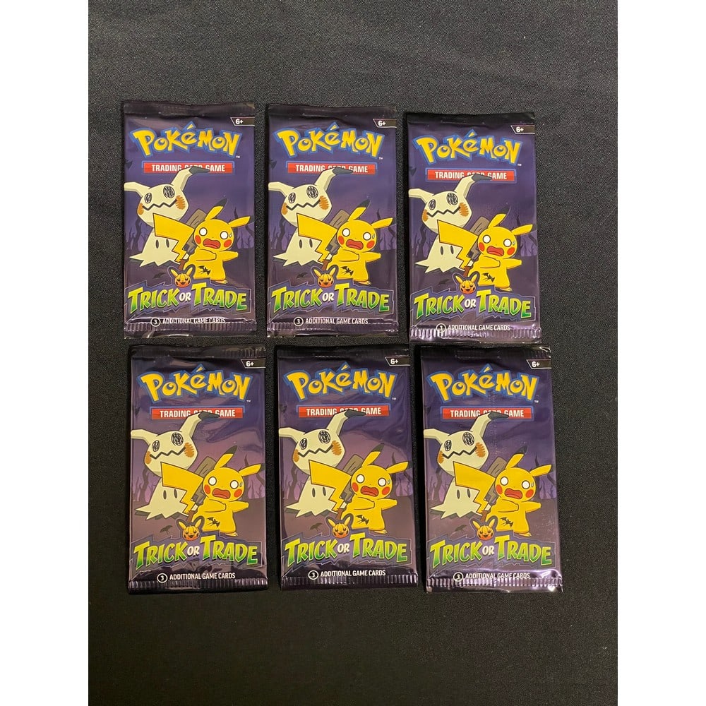 (6) Pokemon Trick Or Trade Sealed Wax Packs (1 of 1)
