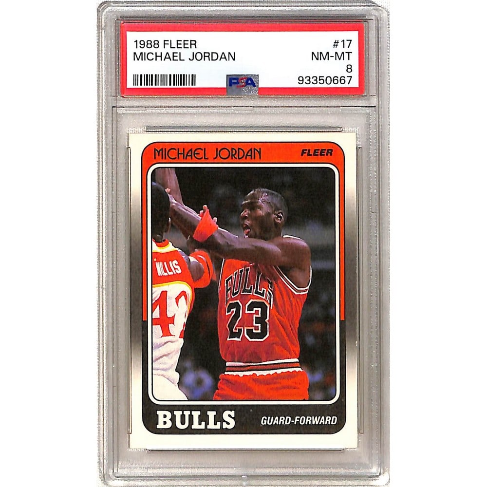 1988 Fleer Michael Jordan Psa 8 (1 of 2)