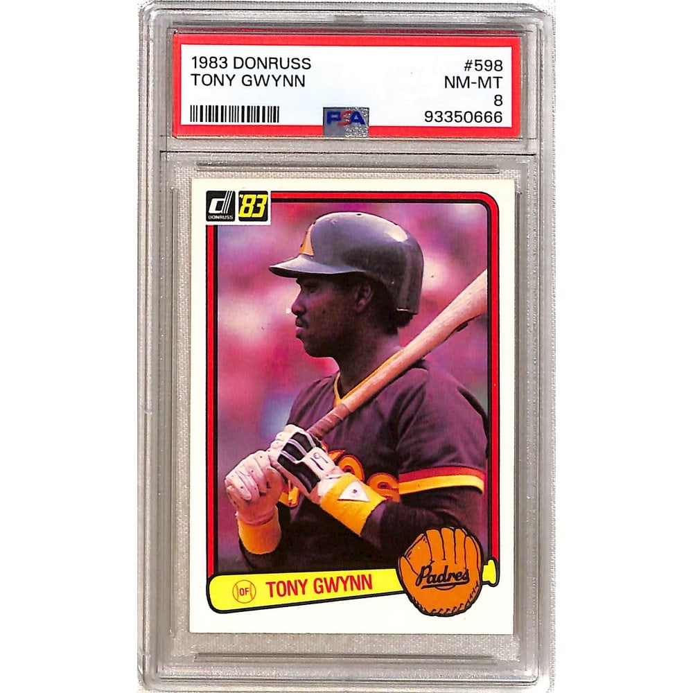 1983 Donruss Tony Gwynn Rookie Psa 8: 1983 Donruss Tony Gwynn Rookie Psa 8