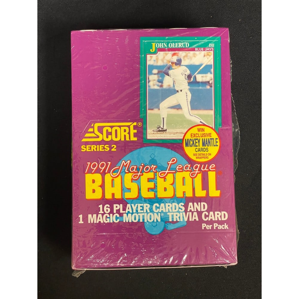 1991 Score Baseball Sealed Wax Box (1 of 1)