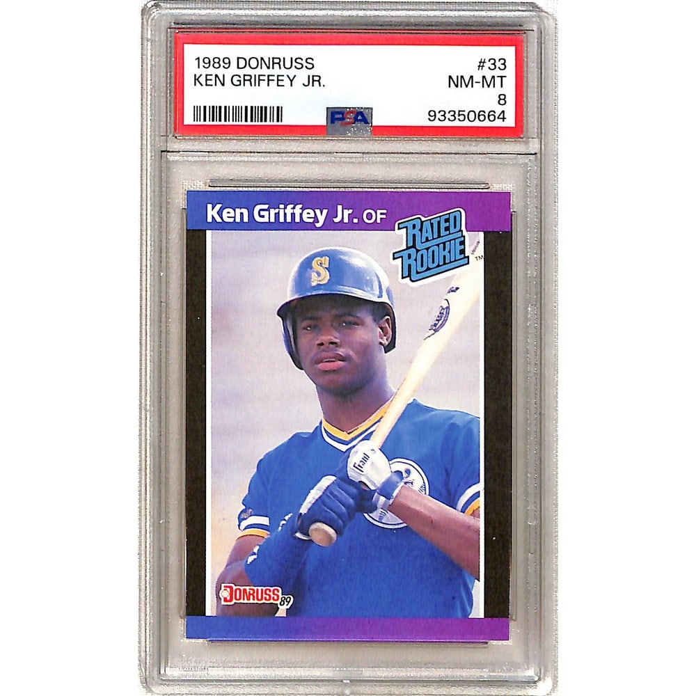 1989 Donruss Ken Griffey Jr. Rc Psa 8: 1989 Donruss Ken Griffey Jr. Rc Psa 8