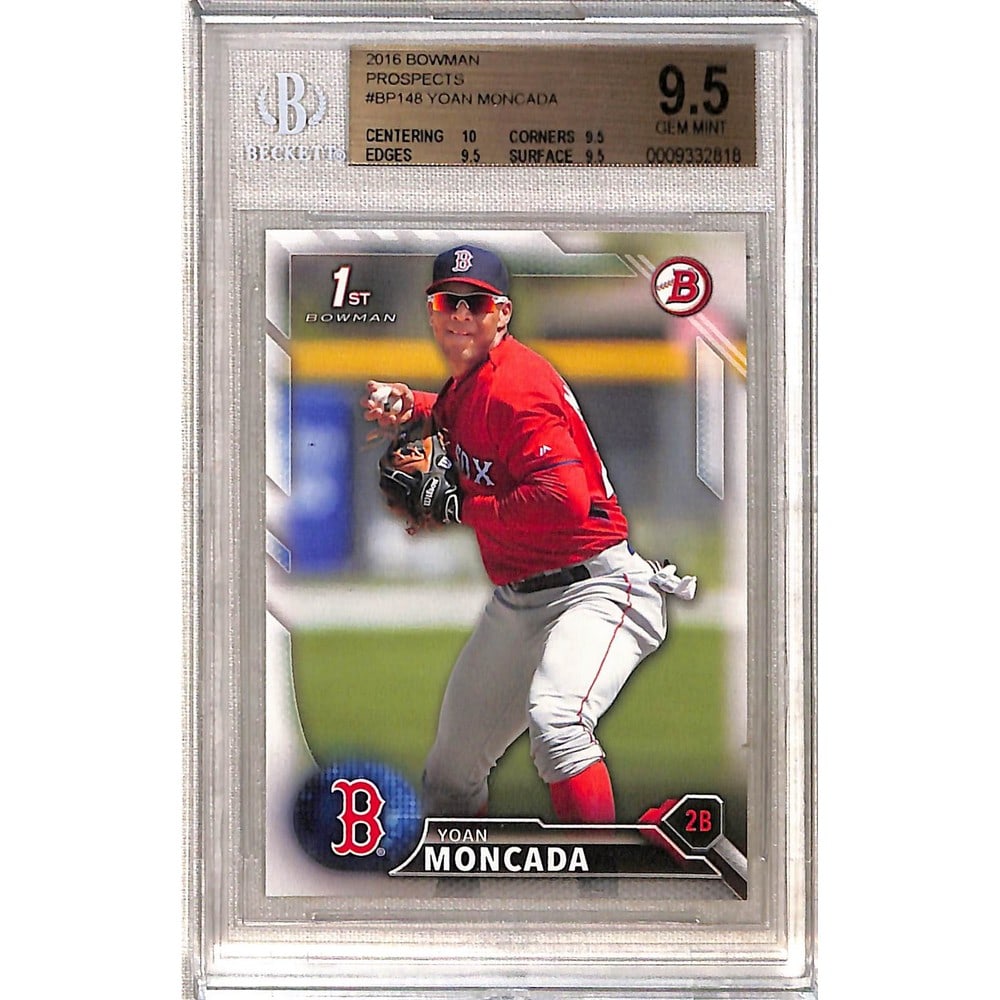 2016 Bowman Yoan Moncada Rookie Bgs 9.5 (1 of 2)