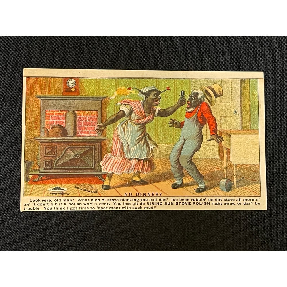Circa 1900 African American Trade Card (1 of 3)