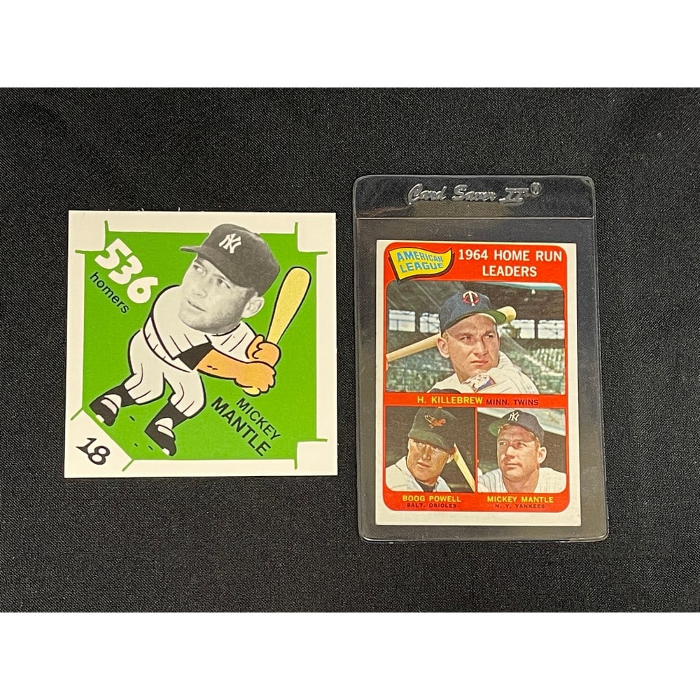 (2) Vintage Mickey Mantle Cards (1 of 2)