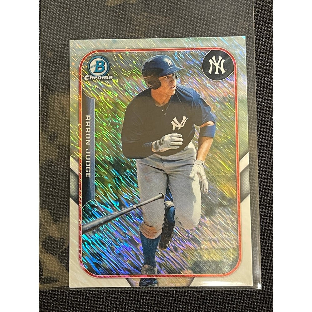 2015 Bowman Chrome Aaron Judge Mini Shimmer Rc (1 of 2)