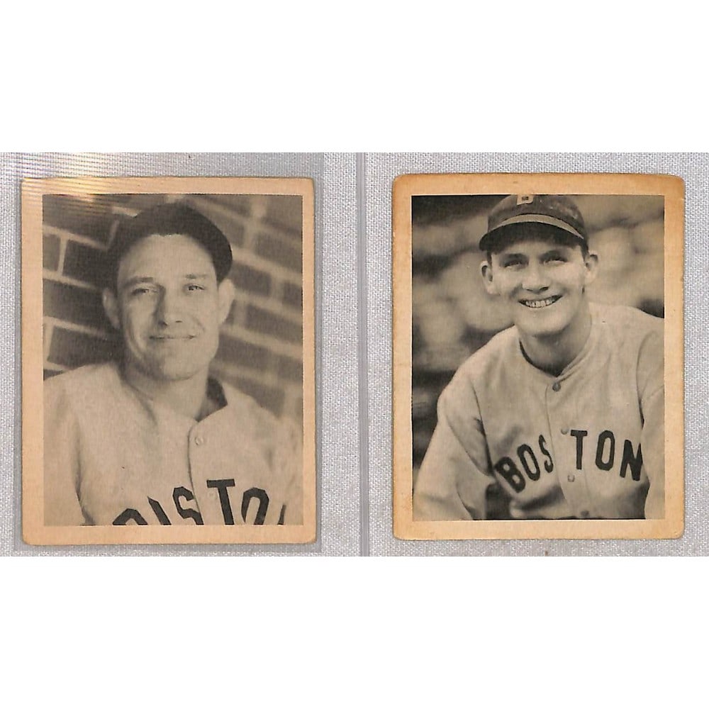 (2) 1939 Playball Cards Red Sox (1 of 2)