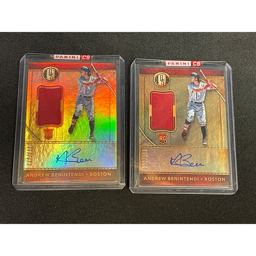(2) Andrew Benintendi Rookie/auto Patches (1 of 2)