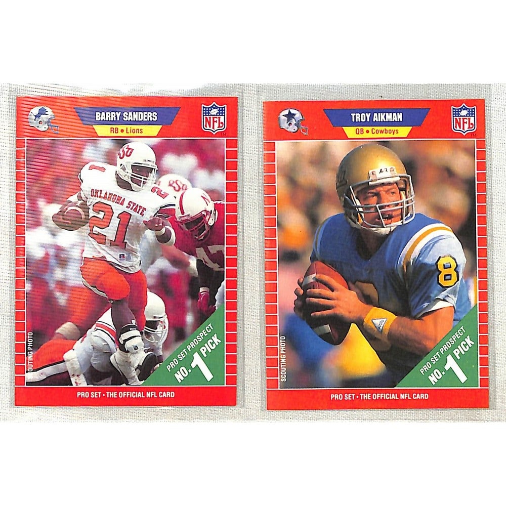 1989 Score Barry Sanders/troy Aikman Rc (1 of 2)
