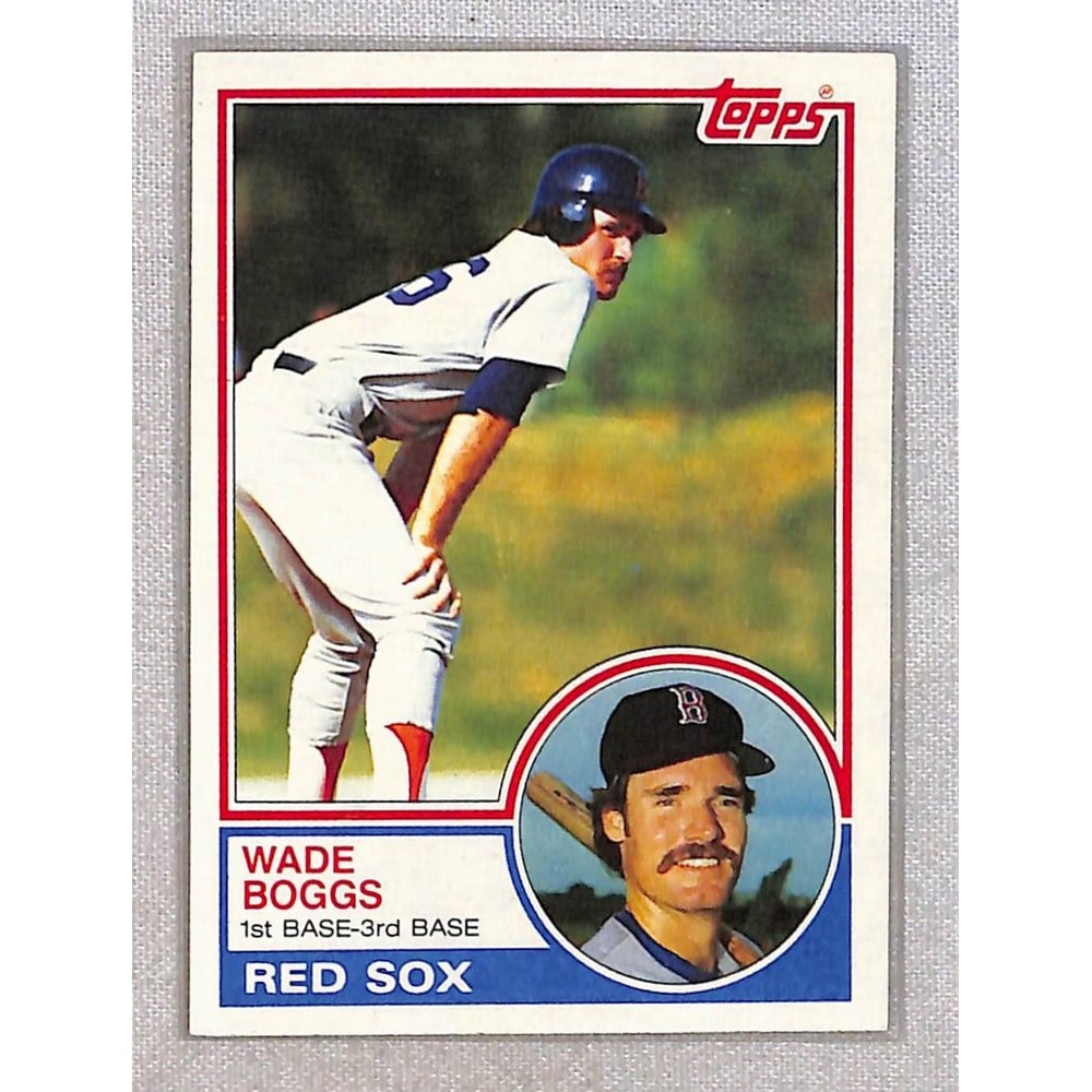 1983 Topps Wade Boggs Rookie Nice Shape: 1983 Topps Wade Boggs Rookie Nice Shape