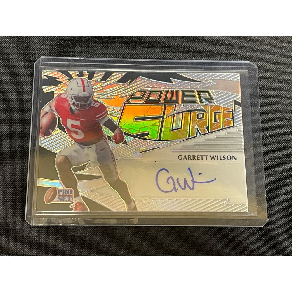 2022 Pro Set Garrett Wilson Auto Card (1 of 2)