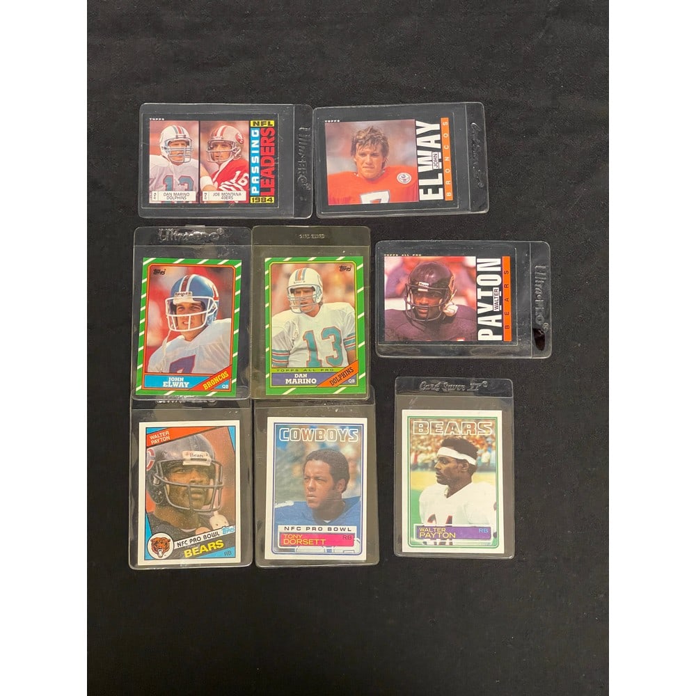 (8) 1983-1986 Topps Football Stars Mint: (8) 1983-1986 Topps Football Stars Mint