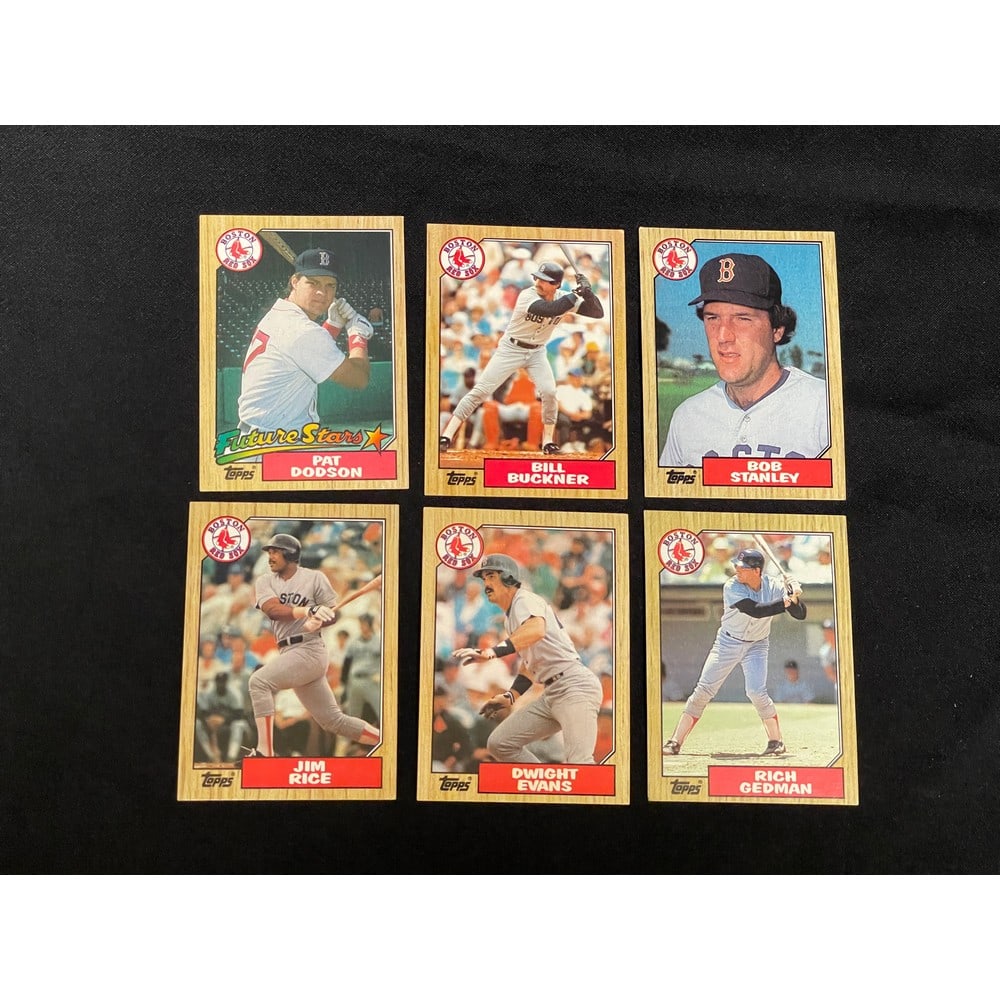 1987 Topps Red Sox Team Set 29 Diff. Cards (1 of 3)