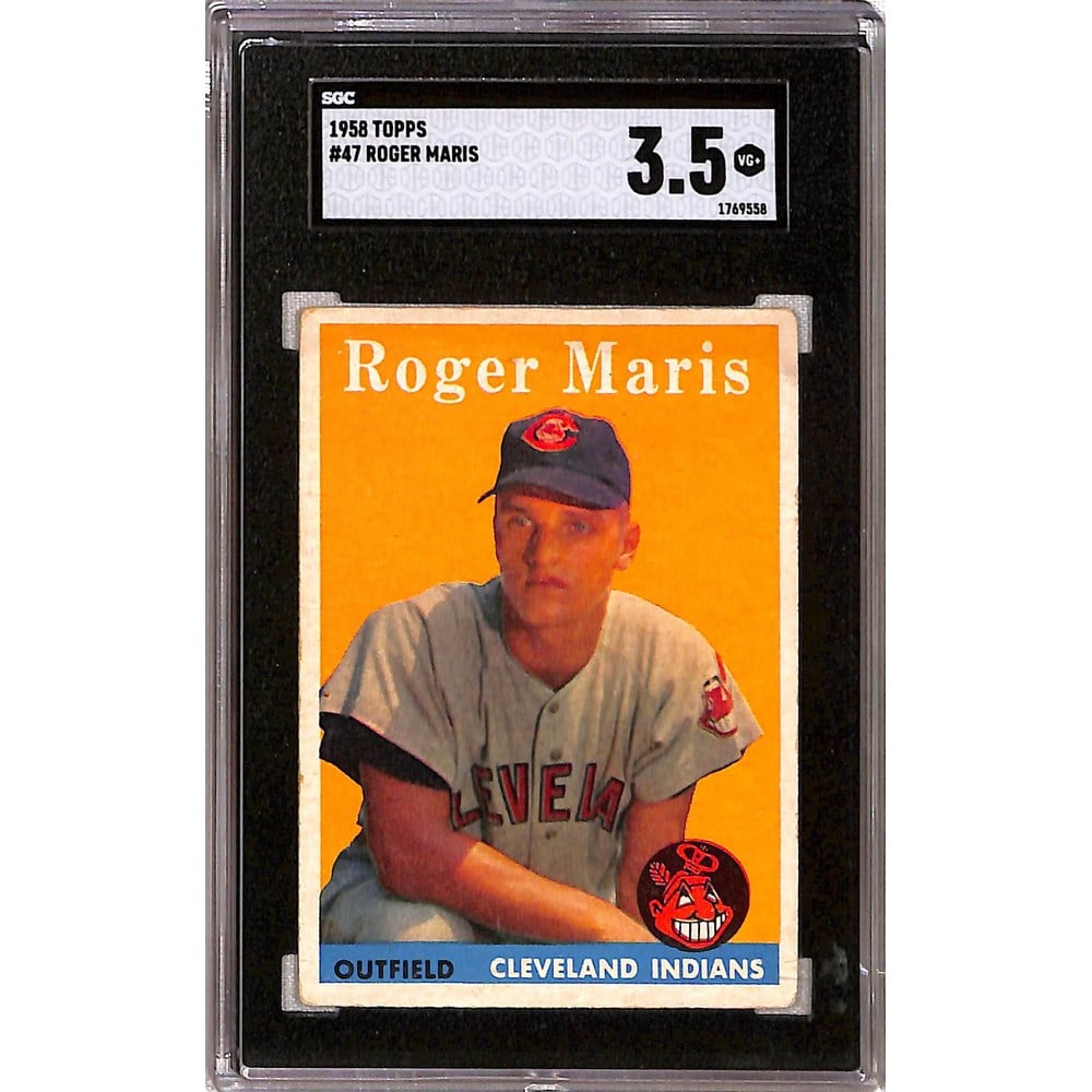 1958 Topps Roger Maris Rookie Sgc 3.5 (1 of 2)