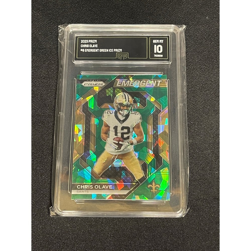 2023 Prizm Chris Olave Rookie Gma 10: 2023 Prizm Chris Olave Rookie Gma 10