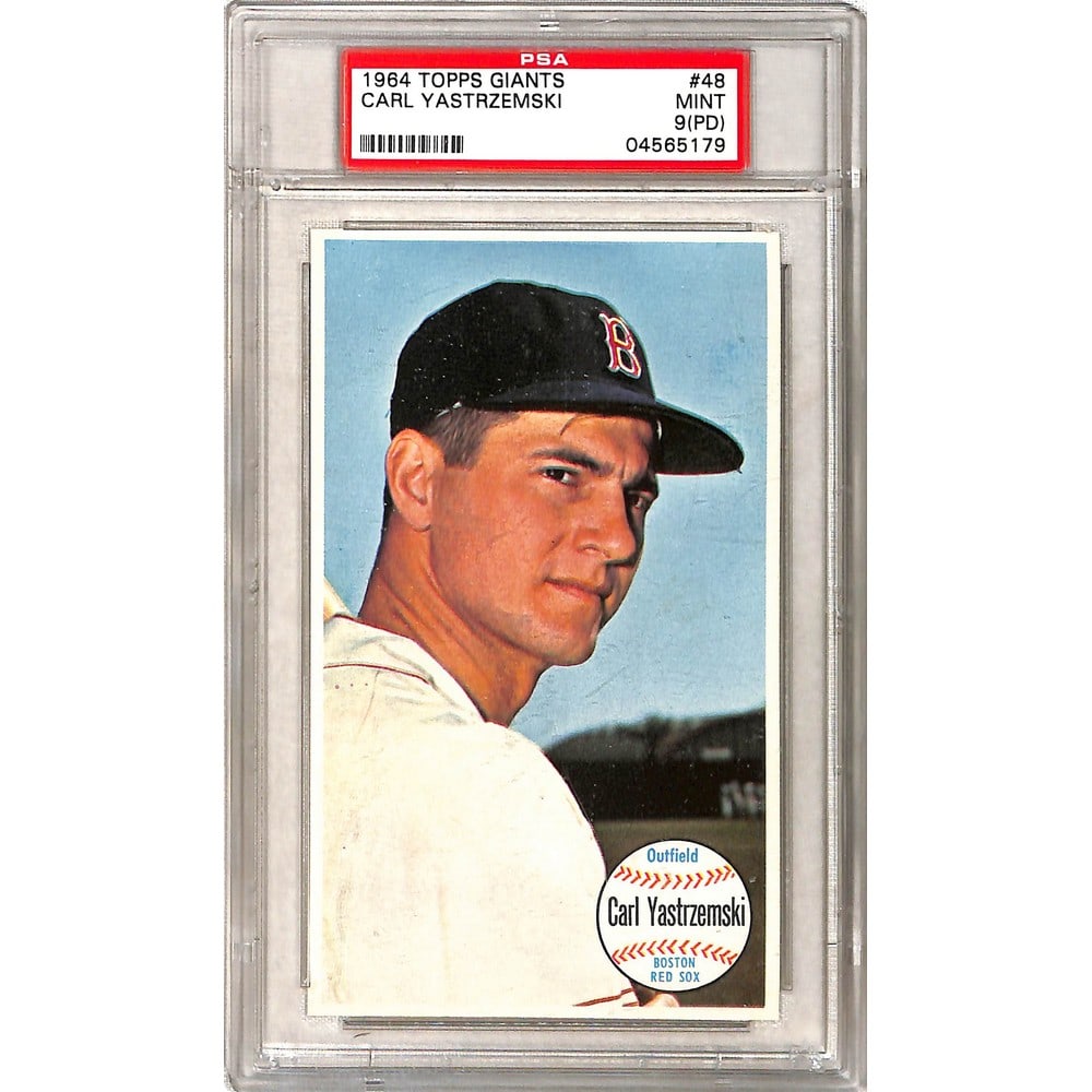 1964 Topps Giants Carl Yastrzemski Psa 9 Pd: 1964 Topps Giants Carl Yastrzemski Psa 9 Pd