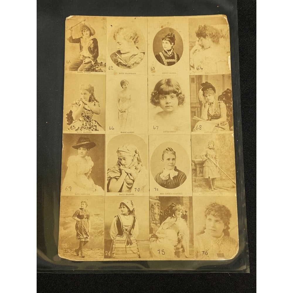 Circa 1890 Actresses Cabinet Card 7 1/2x5 (1 of 2)