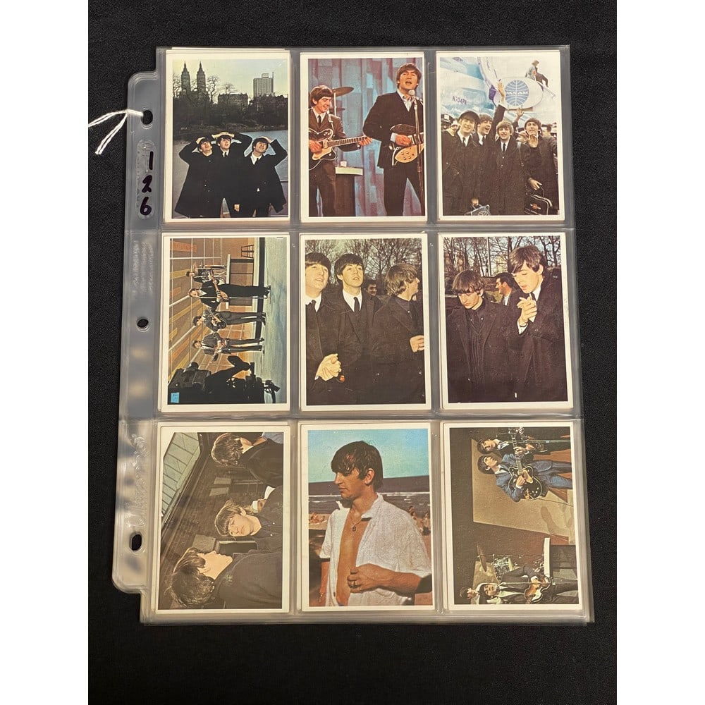 1964 Beatles Color Near Set 56/66 Cards: 1964 Beatles Color Near Set 56/66 Cards