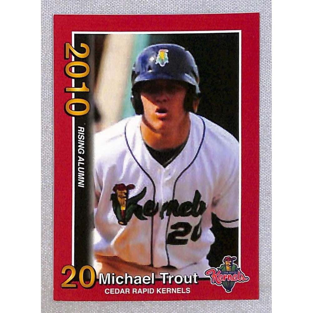 2010 Cedar Rapids Mike Trout Rookie (1 of 2)