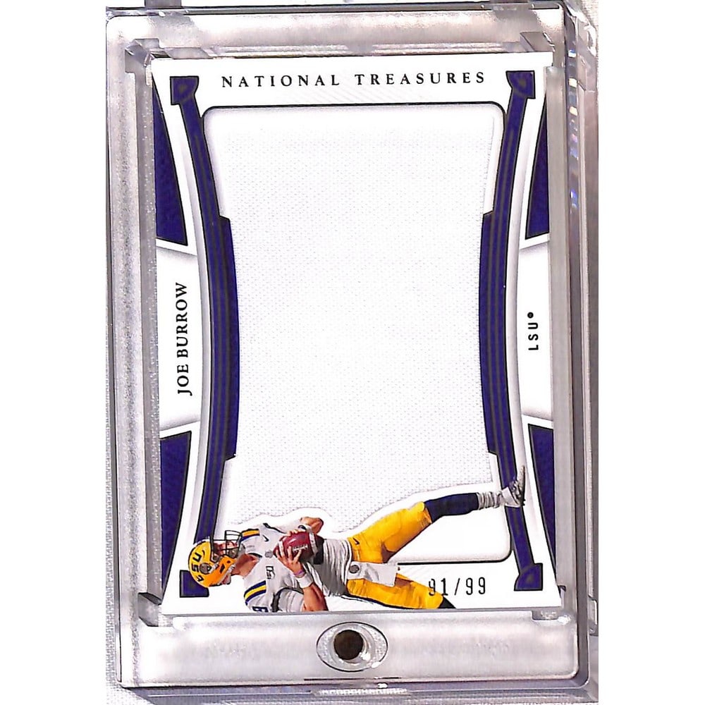 2023 National Treasures Joe Burrow Game Used 91/99: 2023 National Treasures Joe Burrow Game Used 91/99