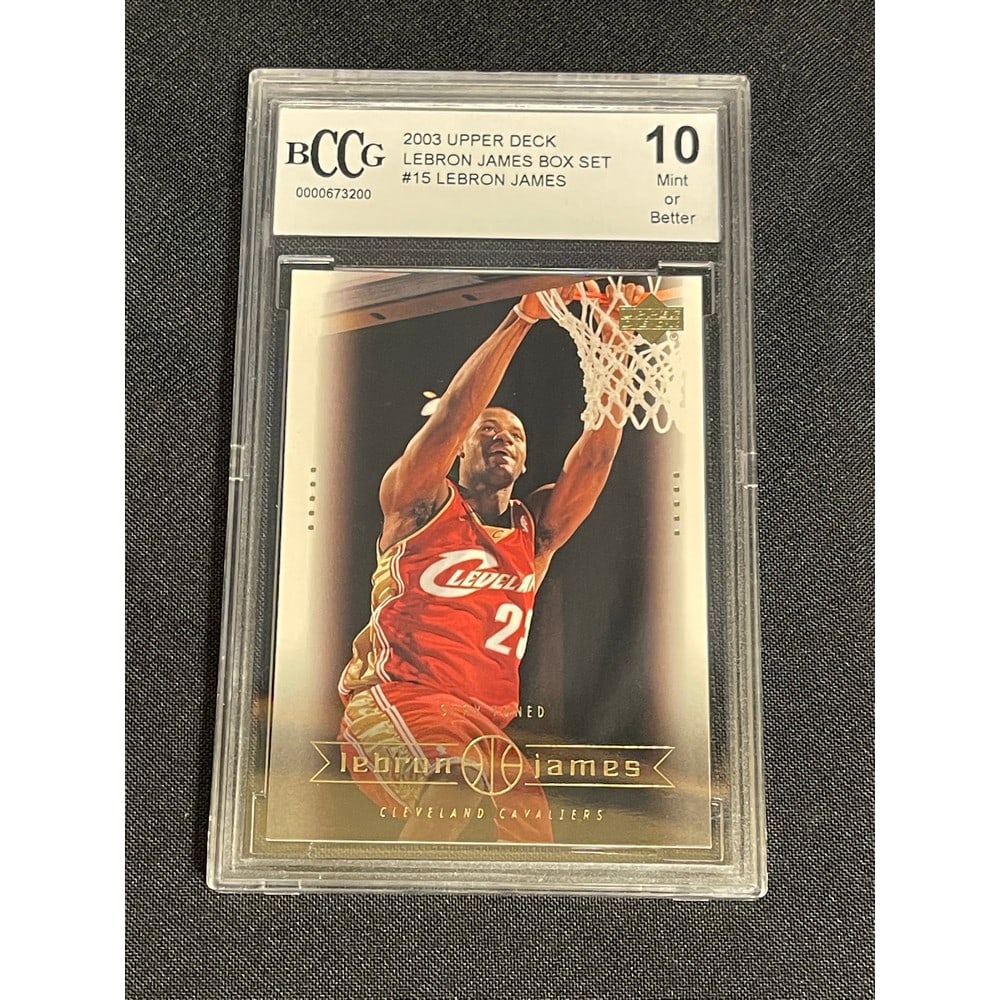 2003 Ud Lebron James Rookie Bccg 10 (1 of 2)