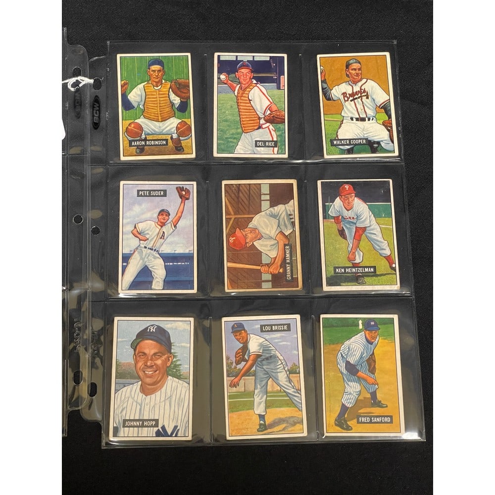 (18) 1951 Bowman Baseball Cards (1 of 2)