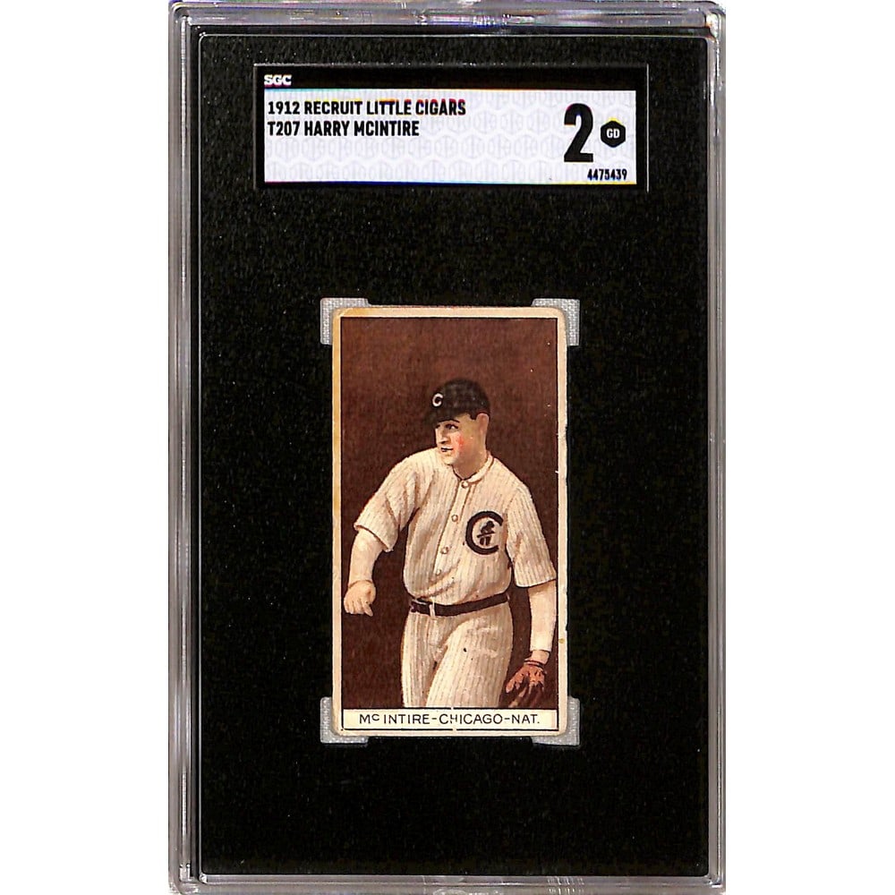 1912 Recuit Cigars T207 Harry Mcintyre Sgc 2 (1 of 2)