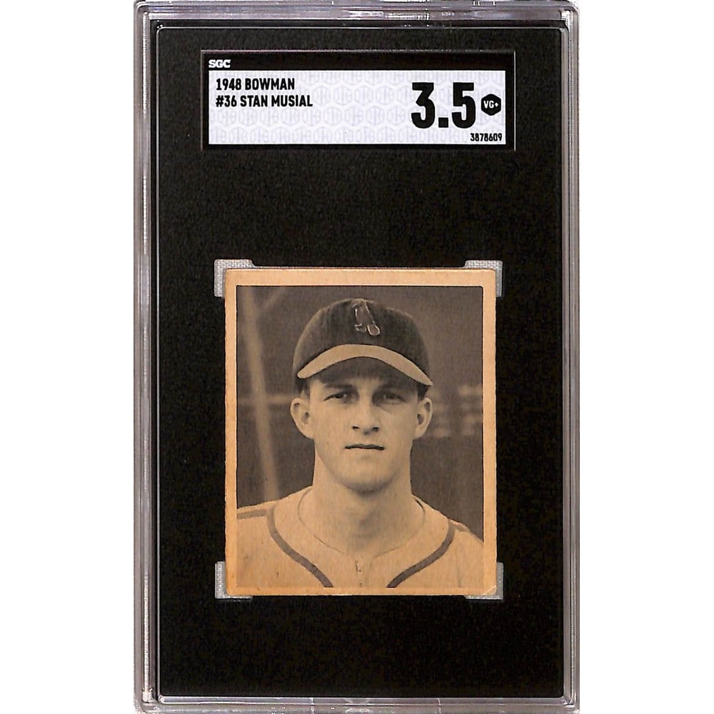 1948 Bowman Stan Musial Rookie Sgc 3.5 (1 of 2)