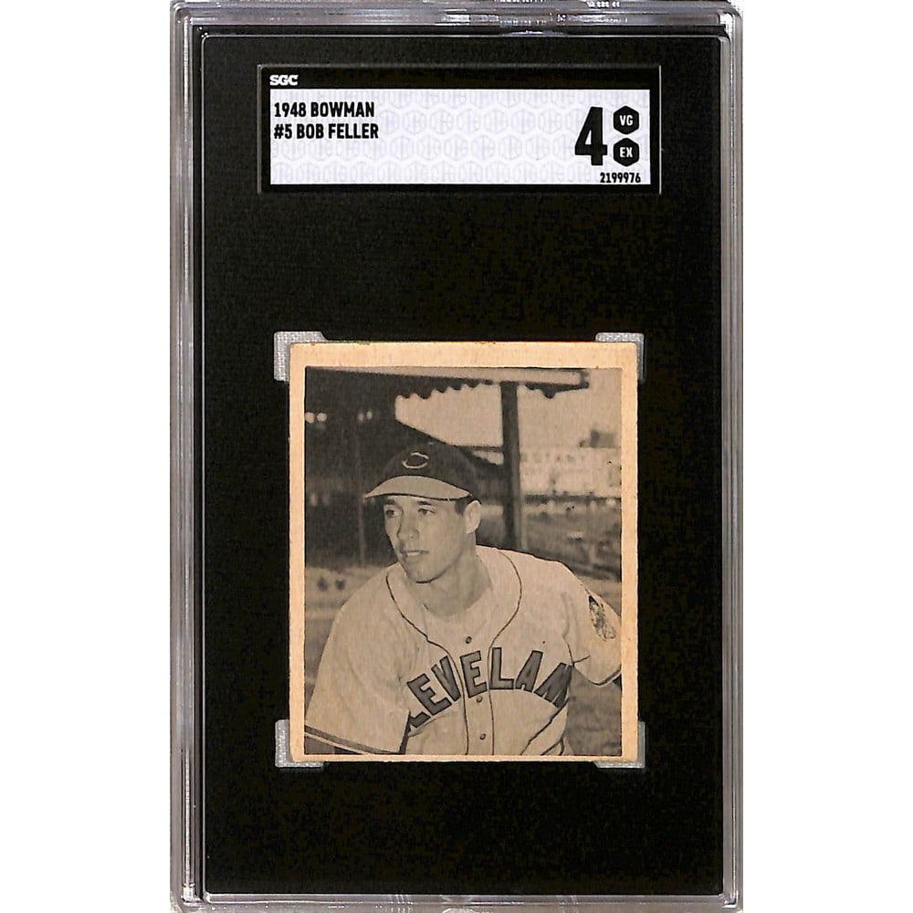 1948 Bowman Bob Feller Sgc 4 (1 of 2)