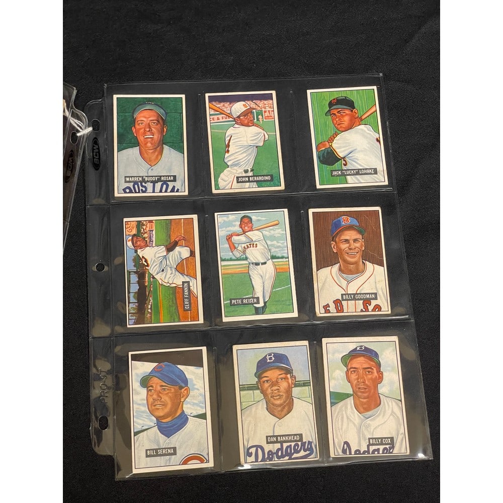 (18) 1951 Bowman Baseball Cards (1 of 2)