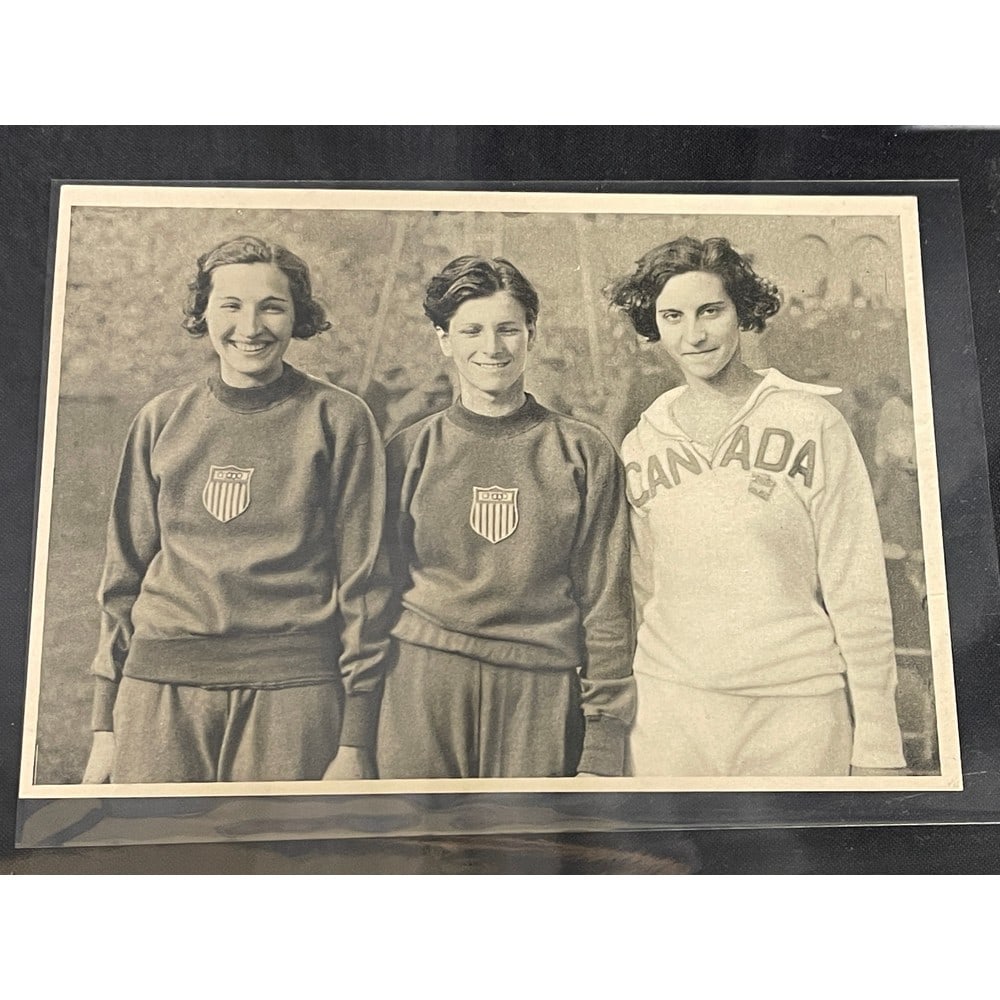 1932 Olympics Babe Diedrikson Rookie Card 7x5 (1 of 2)