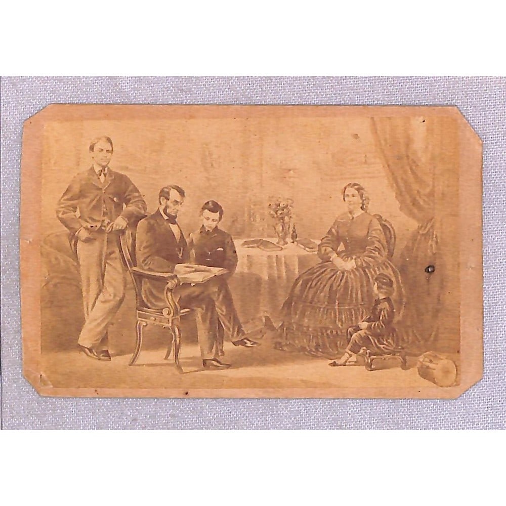 Circa 1860's Abraham Linclon Cdv (1 of 2)