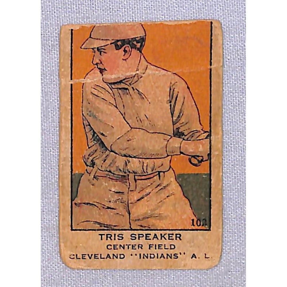 1920's Tris Speaker Strip Card Low Grade (1 of 2)
