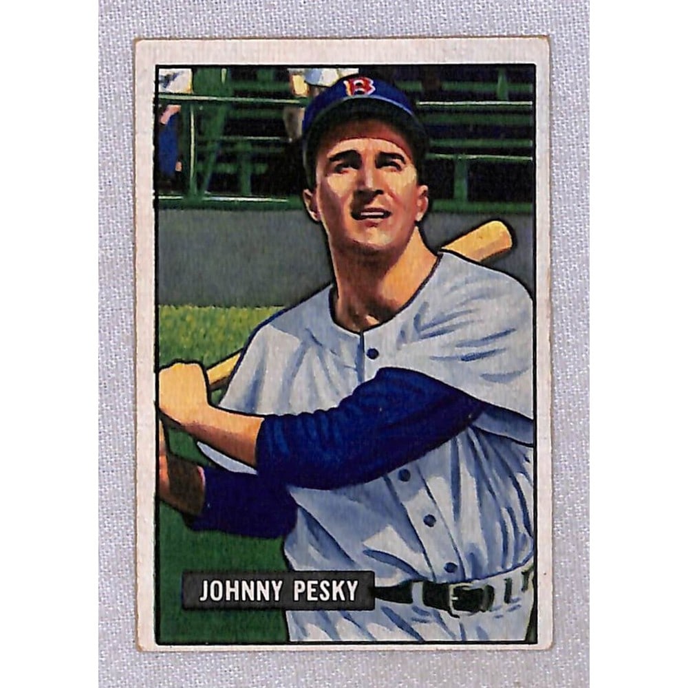 1951 Bowman Johnny Pesky (1 of 2)