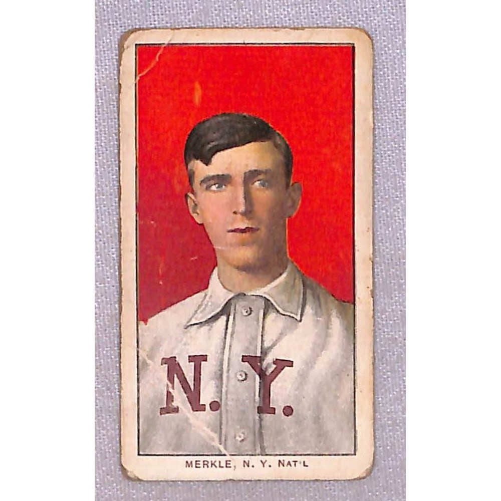 1909-11 T206 Fred Merkle Sweet Caporal (1 of 2)