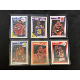 (10) 1989 Fleer Basketball Stars/hof