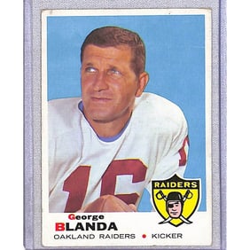 1969 Topps George Blanda Hof
