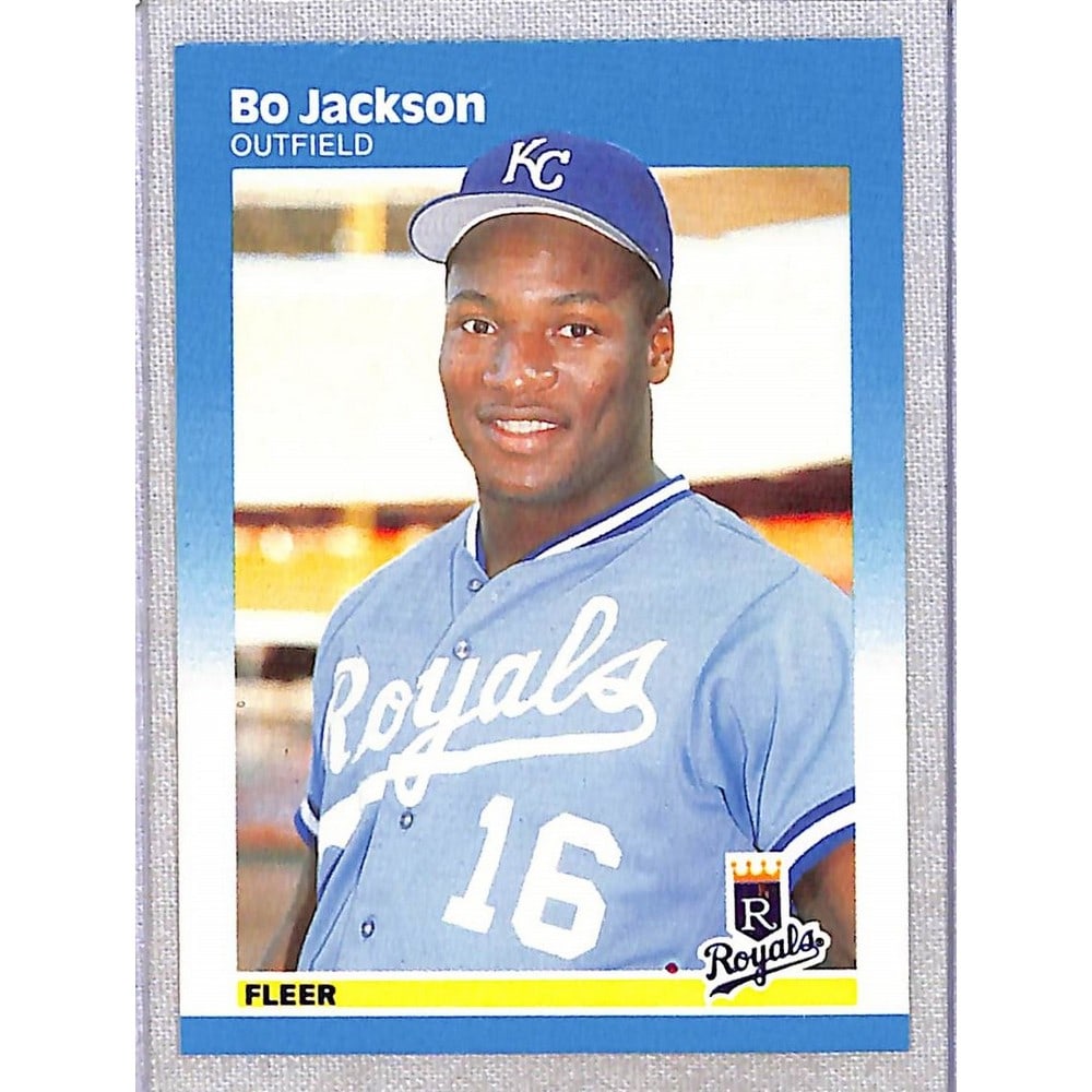 1987 Fleer Bo Jackson Rookie Mint: 1987 Fleer Bo Jackson Rookie Mint
