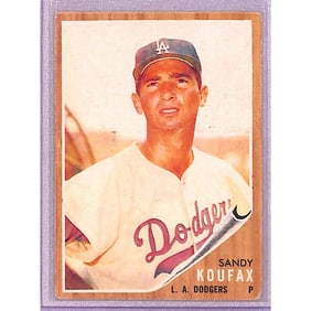 1962 Topps Sandy Koufax